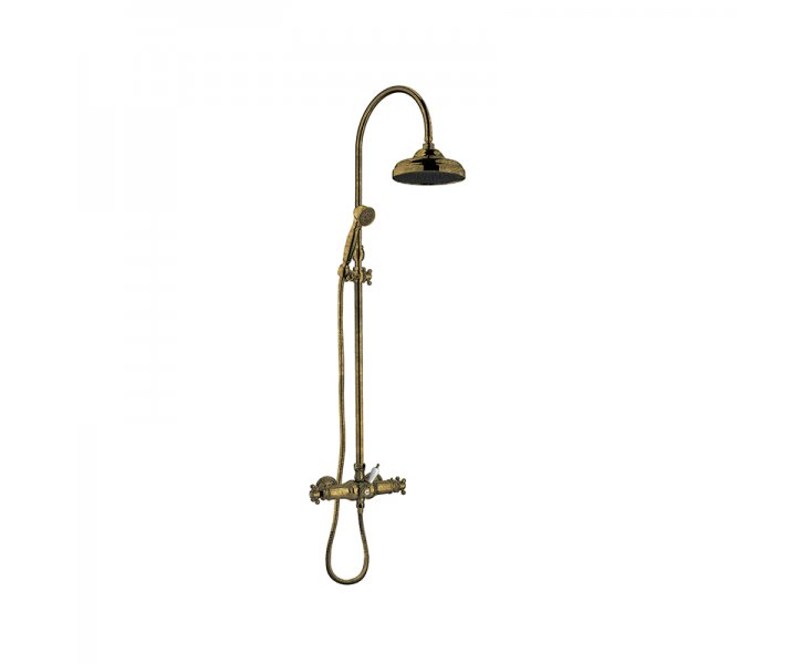 SHOWER SET 1866 CLASSIC OLD BRASS 128199