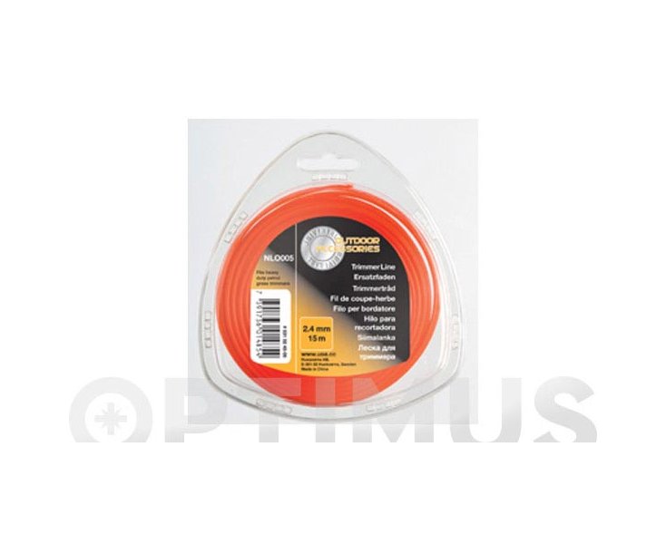 HILO NILON DESBROZADORA 15M 2,0MM OFERTA