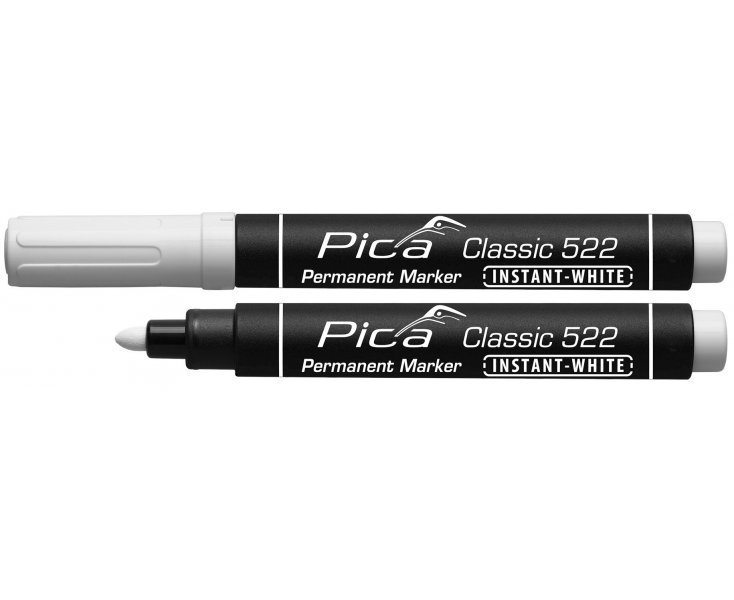 PERMANENT MARKER TYPE THICK BULLET PICA CLASSIC WHITE