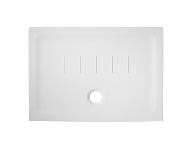 SHOWER TRAY PORCELAIN WATERLINE EXTRA-FLAT 90x70x4.5 WHITE