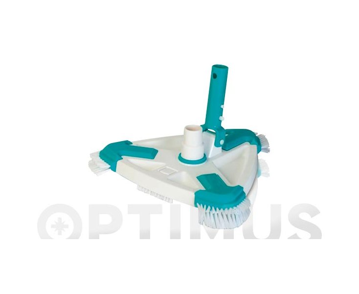 LIMPIAFONDOS MANUAL TRIANGULAR ROTATIVO CONEXION CLIP OFERTA