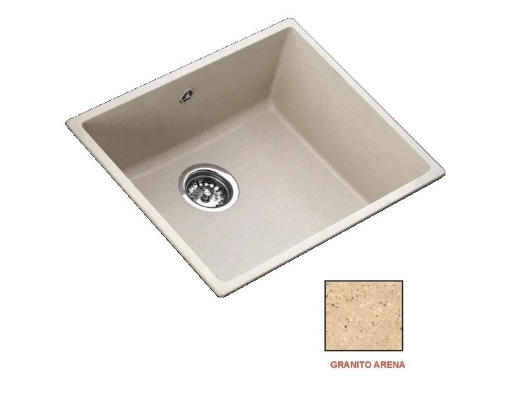 SINK ZENTIA BEE 5040 540x440 GRANITE SAND  