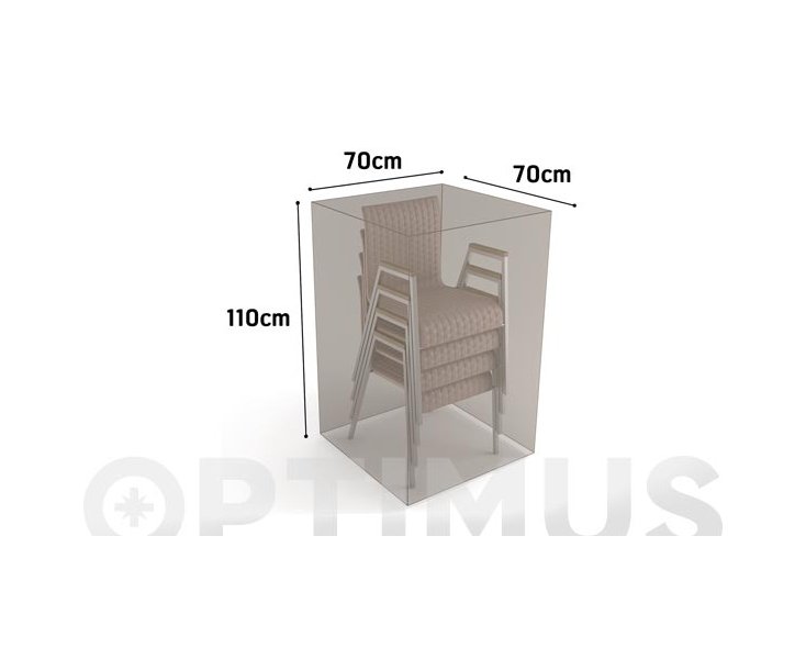 STACKED CHAIRS COVER VISON 70 x70x110H SALE