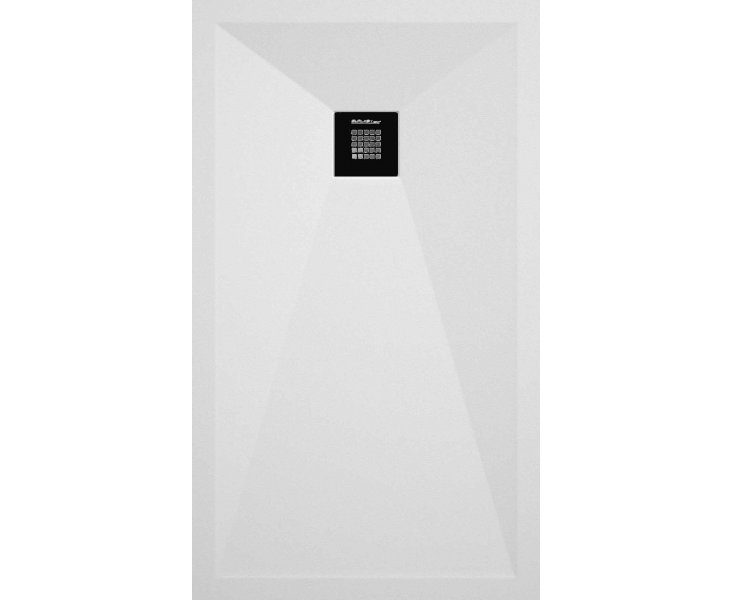 SHOWER TRAY STONE PLUS 140x75 PLAIN WHITE