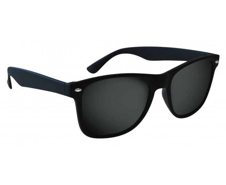 POLARIZED SUNGLASSES BLACK WAVE