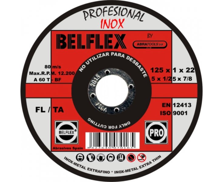 DISCO ABRATOOLS BELFLEX STEEL 125 A60TBF