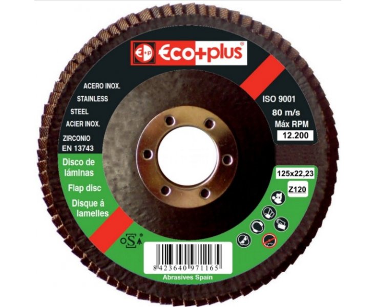 DISCO ABRATOOLS LAMINAS ZIRCONIO 125x22 EZ120