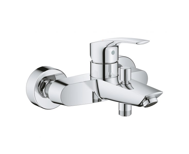SINGLE LEVER EUROSMART BATH / SHOWER 1/2 "CHROME