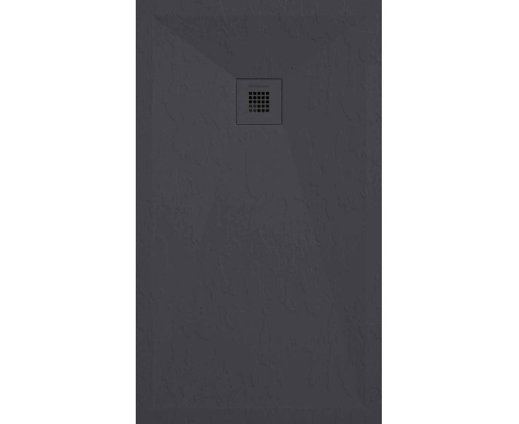 SHOWER TRAY STONE PLUS 110x70 ANTHRACITE SLATE