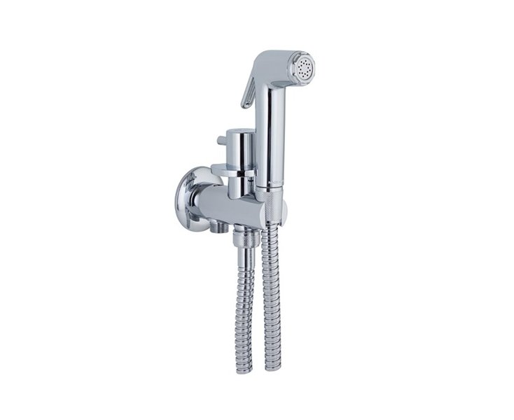 1 WATER TOILET TAP FOR WC AND SHOWER WITH CHROME KIT