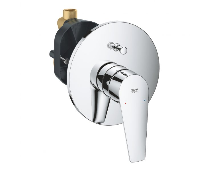 MONOMANDO BAUEDGE BAÑO/DUCHA EMPOTRABLE CROMO