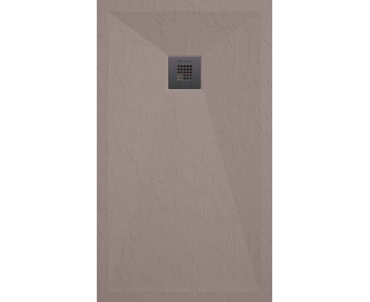 SHOWER TRAY STONE PLUS 140x90 SAND SLATE