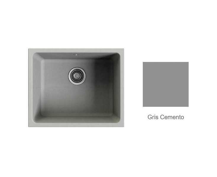 SINK PREMIER-550 550x450 1C GRAY CEMENT