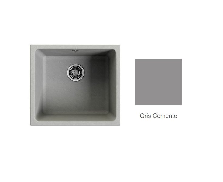 SINK PREMIER-500 500x450 1C GRAY CEMENT