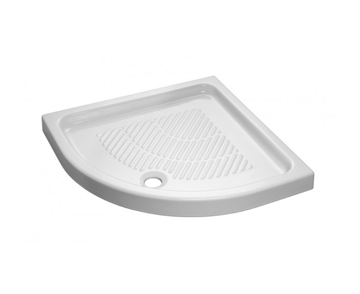PLATO DUCHA PORCELANA MORAIRA 75x75 S/REBORDE BLANCO