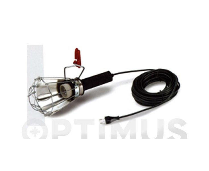 LAMPARA PORTATIL CON PINZA Y CABLE 100W 5M OFERTA