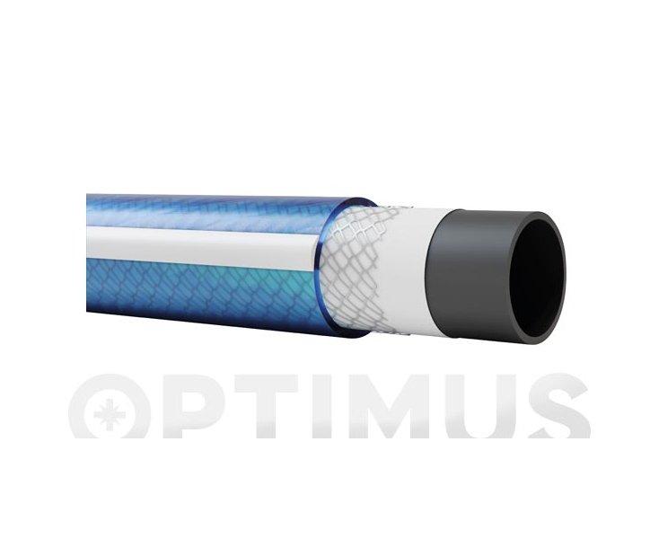 4-LAYER KNITTED GARDEN HOSE 'AQUA' 15MT Ø 19MM 