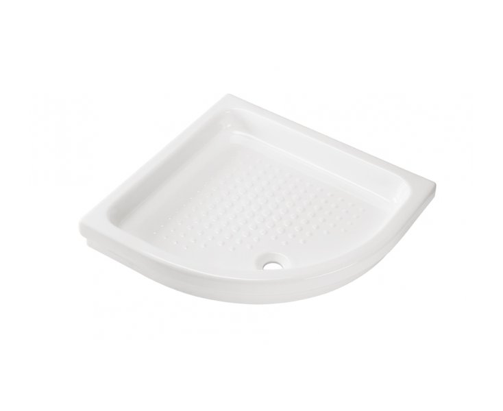 PLATO DUCHA PORCELANA MORAIRA 80x80 ANGULAR C/REBORDE BLANCO