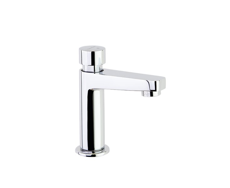 GRIFO SOLESTOP LAVABO RECTO C/TEMPORIZADOR CROMO