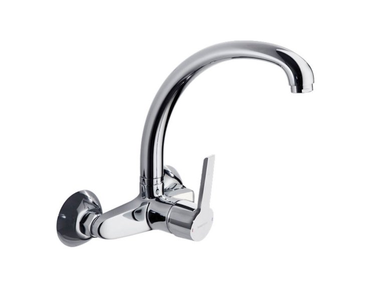 MONOMANDO AQUANOVA FLY SINK WALL ROTATING ROD CHROME