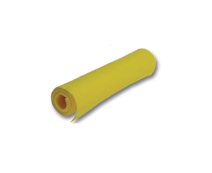 YELLOW SOFT CLOTH ROLL 35x2