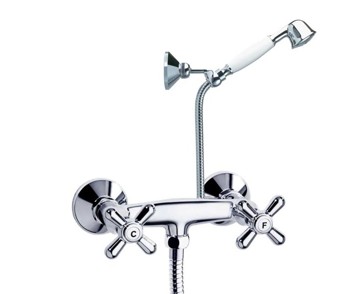 BIMANDO GAUDI CHROME SHOWER W/KIT