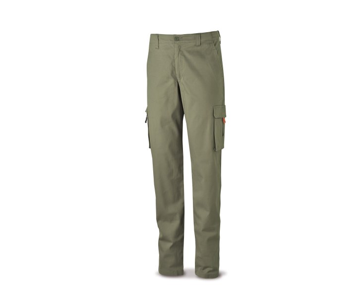 ELASTIC TROUSERS 588-PELASRK KHAKI 40