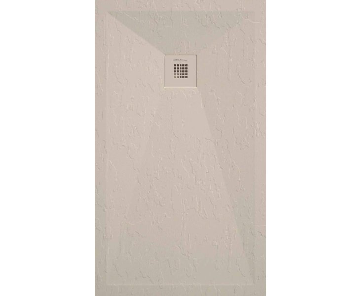 STONE PLUS SHOWER TRAY 156x80 SLATE CREAM