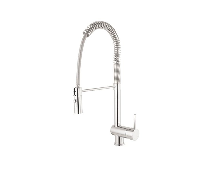 MINIMA SINGLE-LEVER SINK INDUSTRIAL SPRING SPOUT CHROME