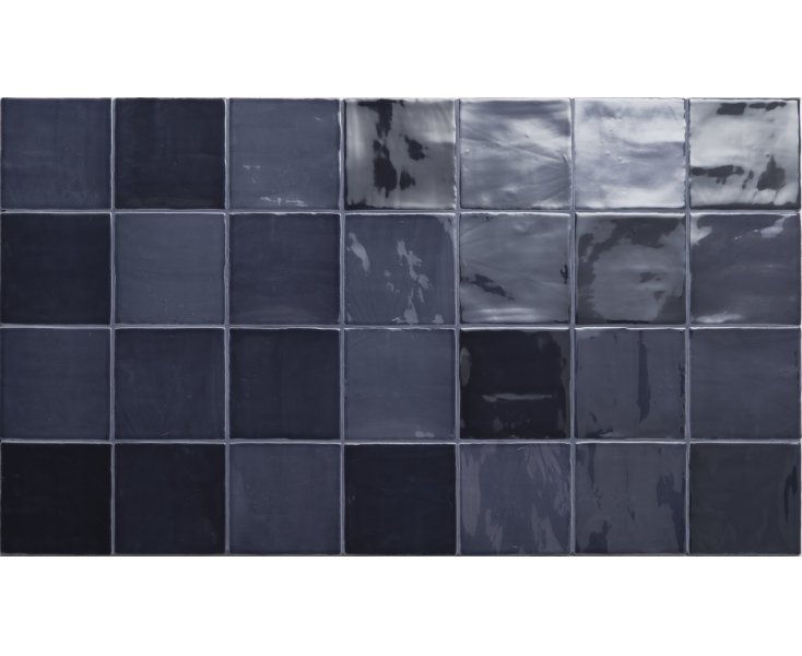 NEW ZELLIGE NAVY BRILLO 13x13x0.9