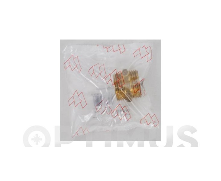 BRASS THREADED MACHON 1/2"