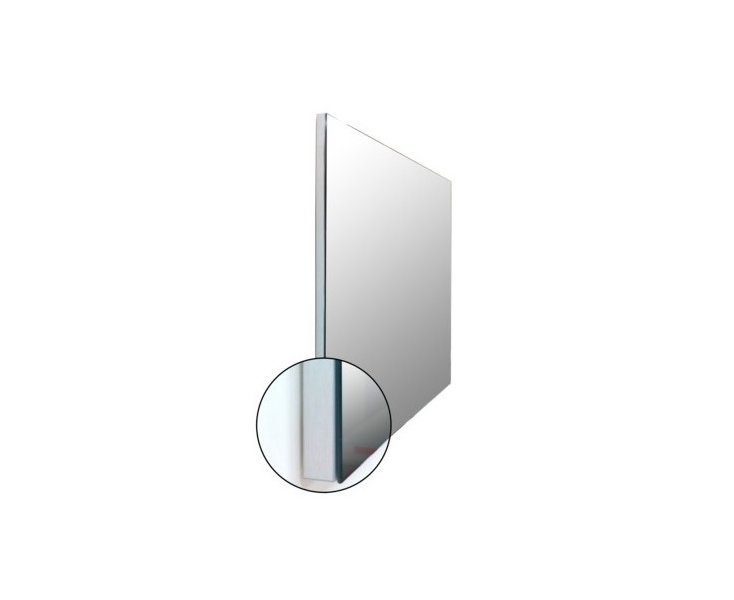 MIRROR WITH REAR AND NEUTRAL EDGE 100x70 