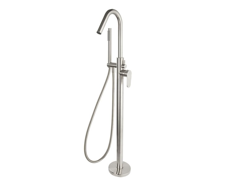SINGLE LEVER ALEXIA BATHROOM WITH CHROME COLUMNS W/KIT