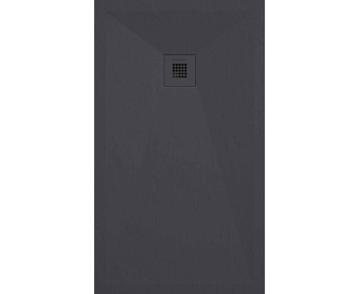 SHOWER TRAY STONE PLUS 90x90 ANTHRACITE SLATE