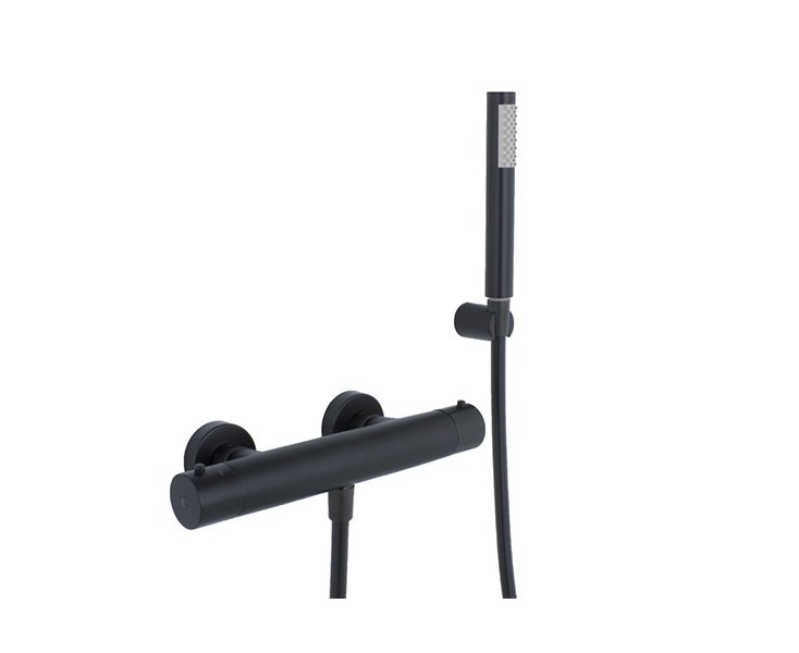 MINIMUM SINGLE-LEVER SHOWER MATT BLACK W/KIT