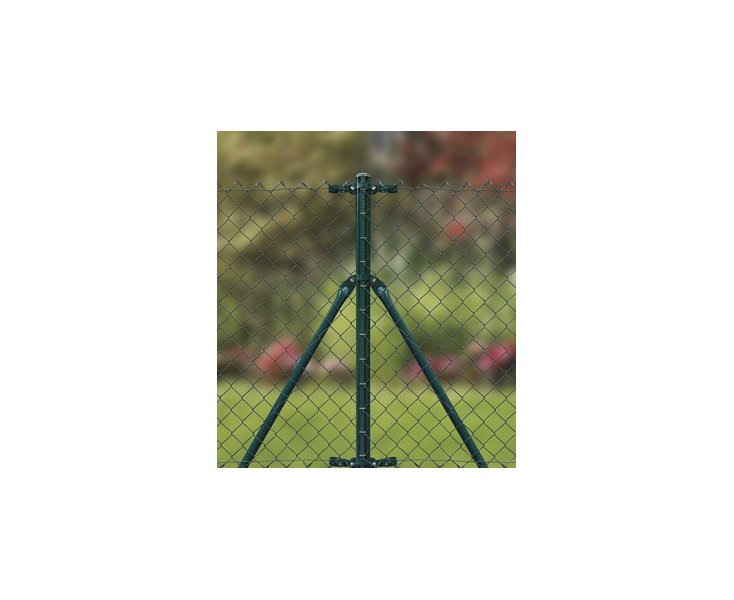 CONJUNTO POSTE REFUERZO PLASTIFICADO VERDE 1/1,25M