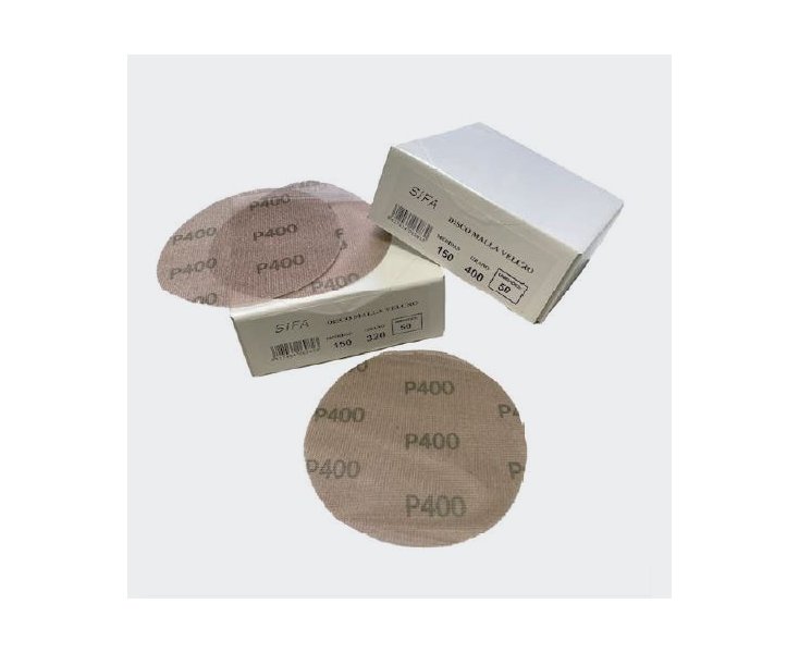 VELCRO DISC GOLD MESH SIFA DIAM.150 G.80