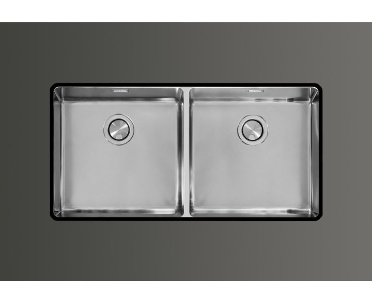 DOUBLE BMR STAINLESS STEEL SINK D40-40 870x440 2C. B/COUNTER TOP