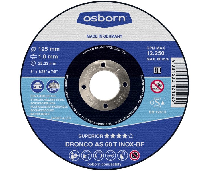 DRONCO STAINLESS STEEL 115x1.0 SPECIAL EXPRESS