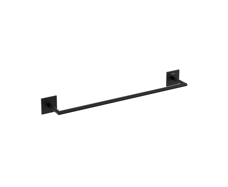 MATT BLACK STICK TOWEL RAIL 45