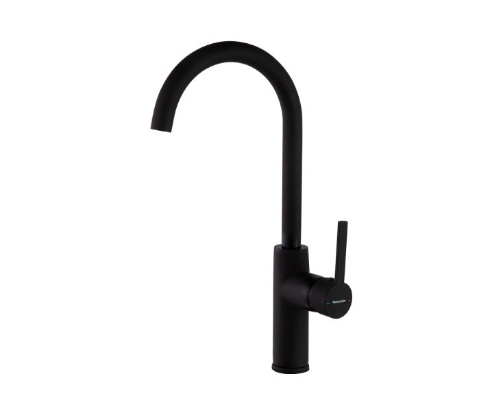 DRAKO SINK MIXER SWIVEL SPOUT MATT BLACK