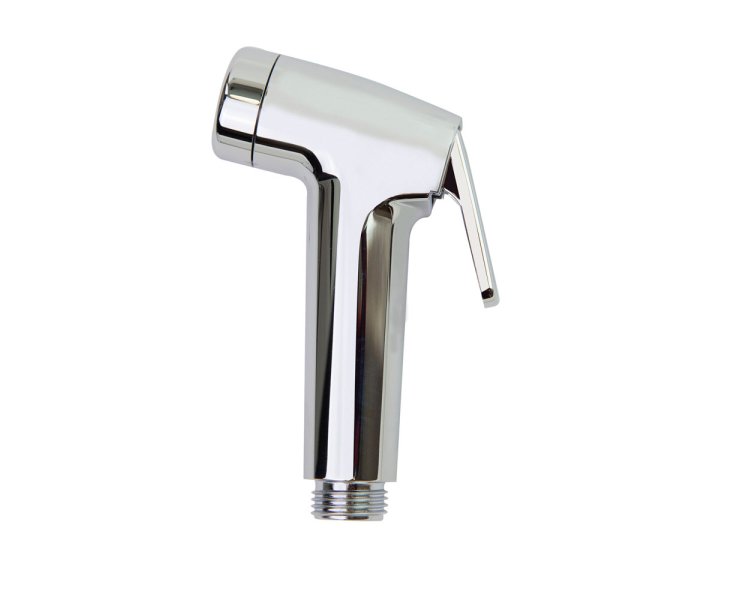 HANDHELD HAND SHOWER ABS WC W/CHROME PUSH BUTTON