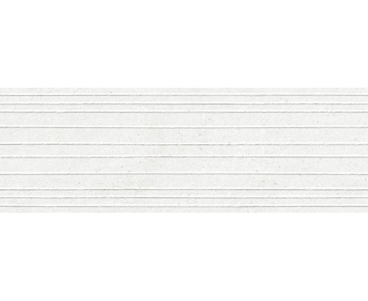 MANHATTAN LINES WHITE SHAPED RECT. 33.3x100