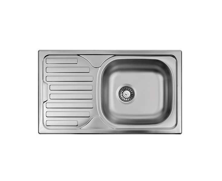 STAINLESS SINK EF-760 760x435 1C. 1E. LEFT WITHOUT COUNTERTOP