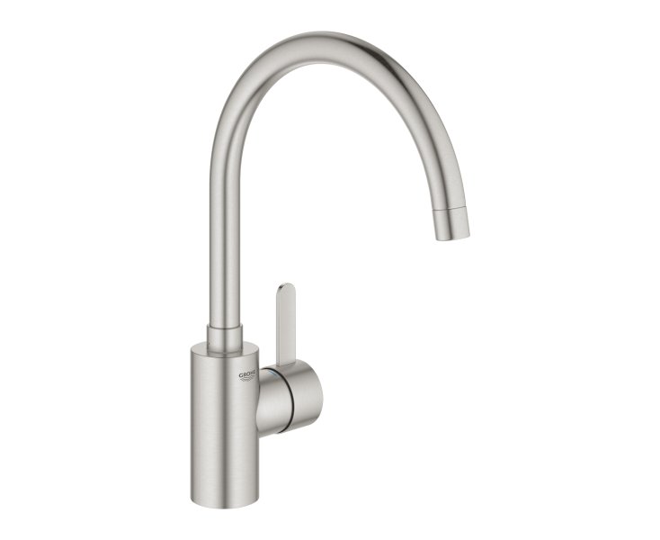 SINGLE LEVER EUROSMART COSMO SINK HIGH SPOUT SUPERSTEEL