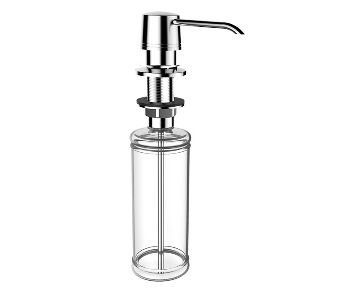 BASIC SOAP DISPENSER 400ml CHROME