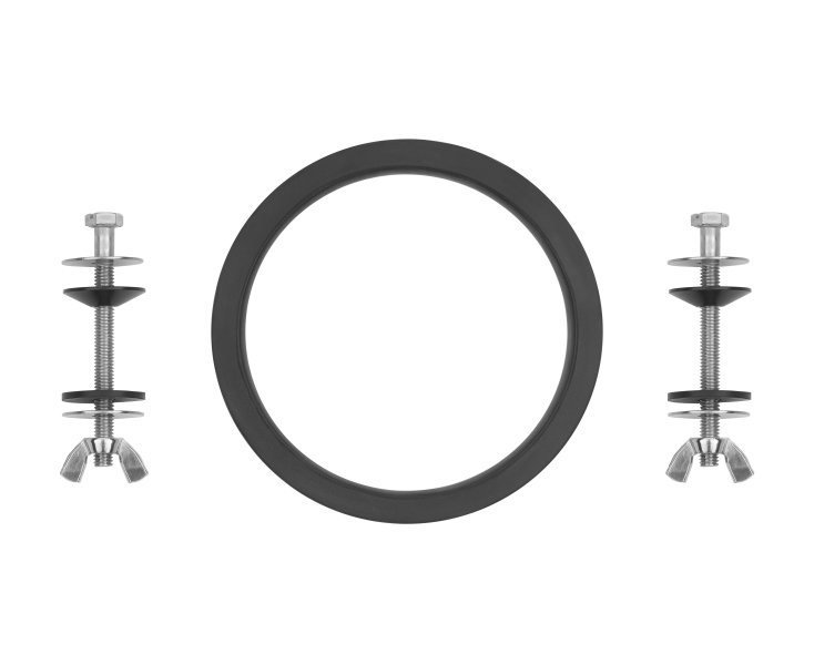FIXING SET AND CUP-TANK GASKET
