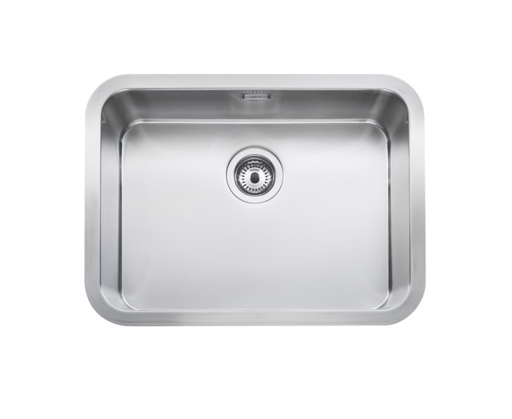 STAINLESS SINK BERLIN-55 1C 640x460x180 W/TOP