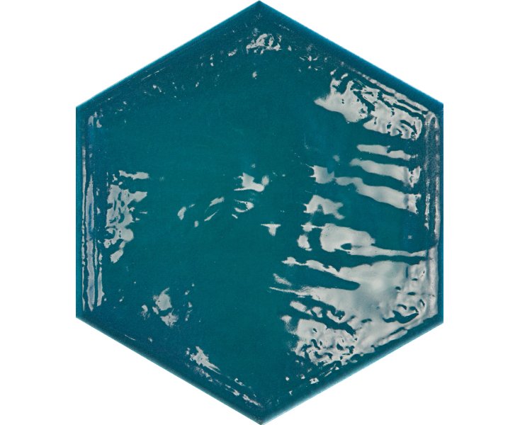 RAIN AQUAMARINE HEXAGONAL 19.8x22.8
