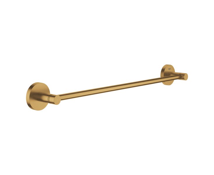 ESSENTIALS TOWEL HOLDER 450mm BRUSHED GOLD